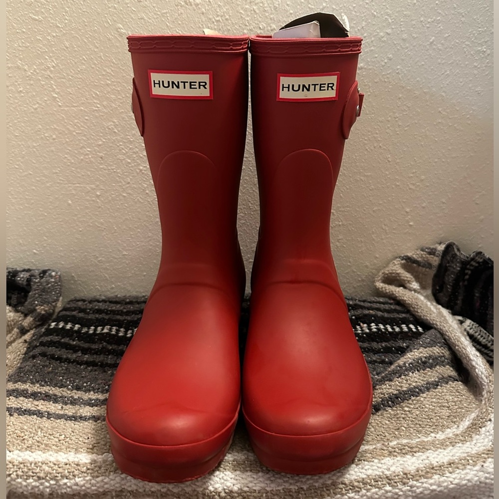 Original Hunter Red Rainboot size 38